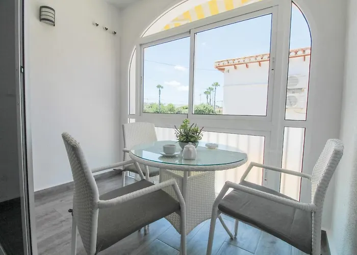 Costa Blanca Jardin Frente Piscina 4 Personas #prp001 By Orihuela Costa Appartement